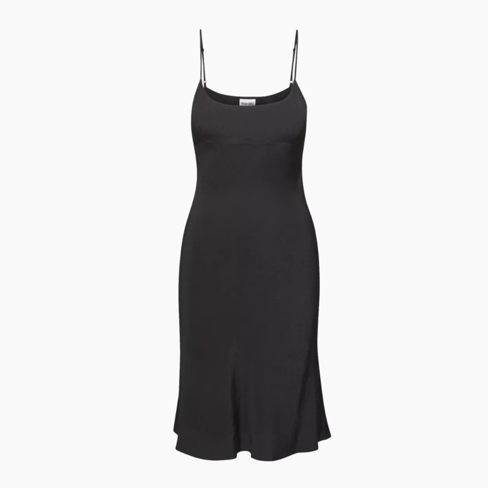 Aritzia Sunday Best black Maude midi dress, XXS